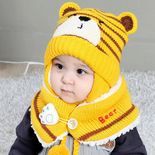 Bear Cub Winter Knit Set