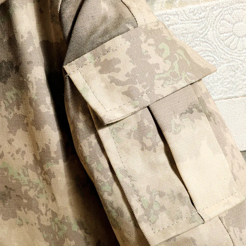 Camouflage Hooded Jacket - Autumn Military Style