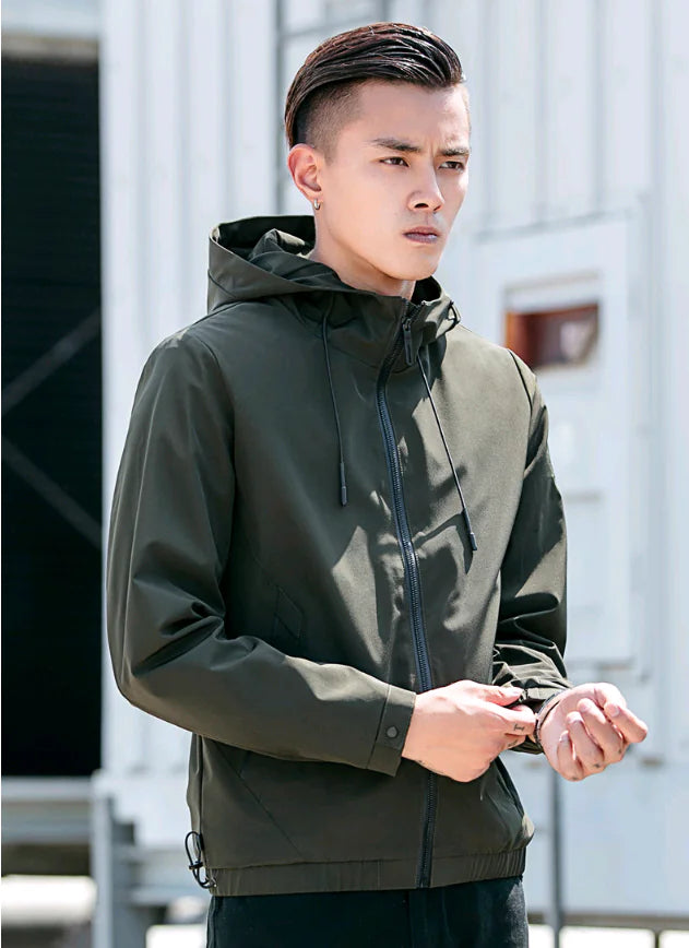 Lightweight Hooded Jacket for Spring and Autumn