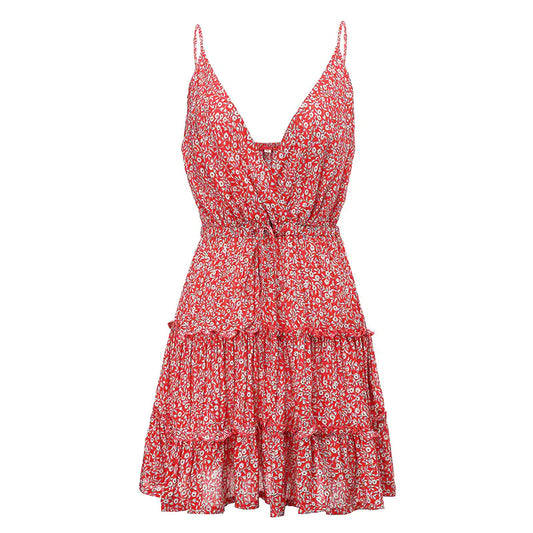 Summer Vibe Floral V-Neck Dress