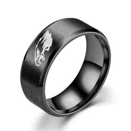 Men's Black Titanium Scorpion Ring - Fashion Accessory