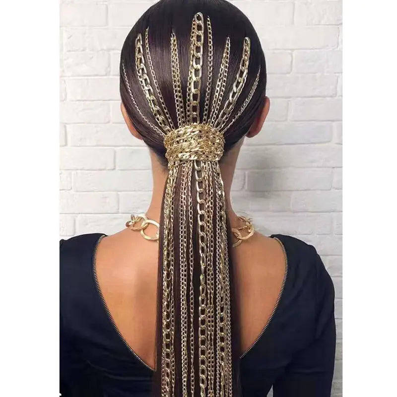 Ladies' Elegant Wave Hair Chain