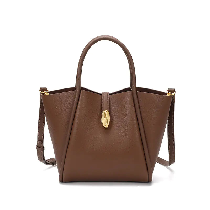 Large-capacity Leather Commuter One-shoulder Bag